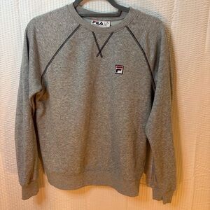 Fila Men's Crewneck Sweater in Heather Gray